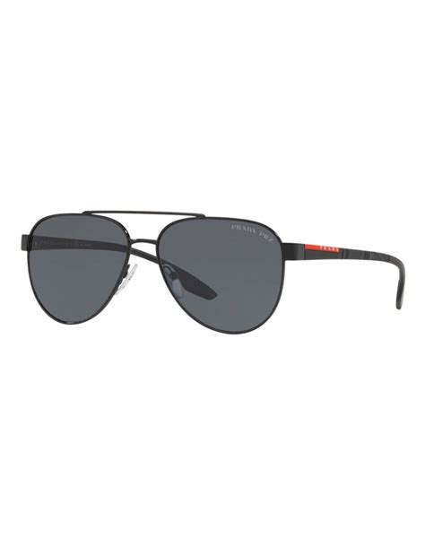 prada sunglasses sps 3m|Prada Linea Rossa SPS54T SPS/54T 5AV5Z1 Gunmetal Pilot .